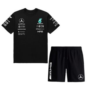 Mercedes AMG T-Shirt + Shorts Combo