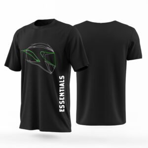 Essential Helmet Series Black T-Shirt