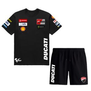Ducati Corse T-Shirt + Shorts Combo - L