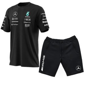 Mercedes AMG T-Shirt + Shorts Combo