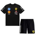 Ferrari F1 T-Shirt + Shorts Combo