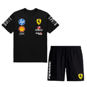 Ferrari F1 T-Shirt + Shorts Combo