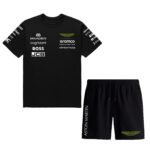 Aston Martin F1 T-Shirt + Shorts Combo