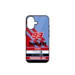 Ducati Marc Marquez MotoGp Glass Mobile Phone Case