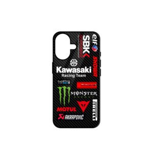 Kawasaki Racing Glass Mobile Phone Case